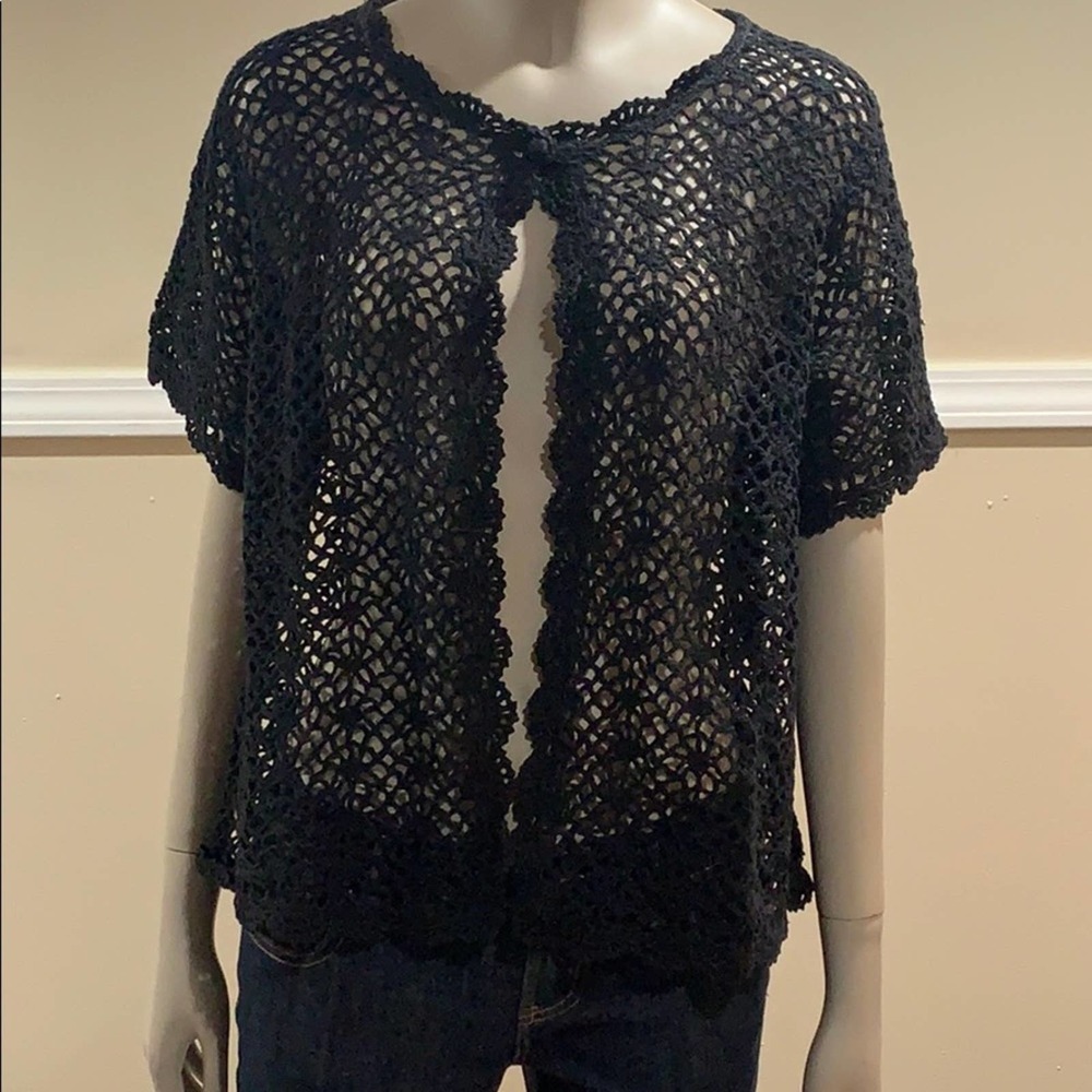 Madison Leigh Women's Black Shrug Size Large
